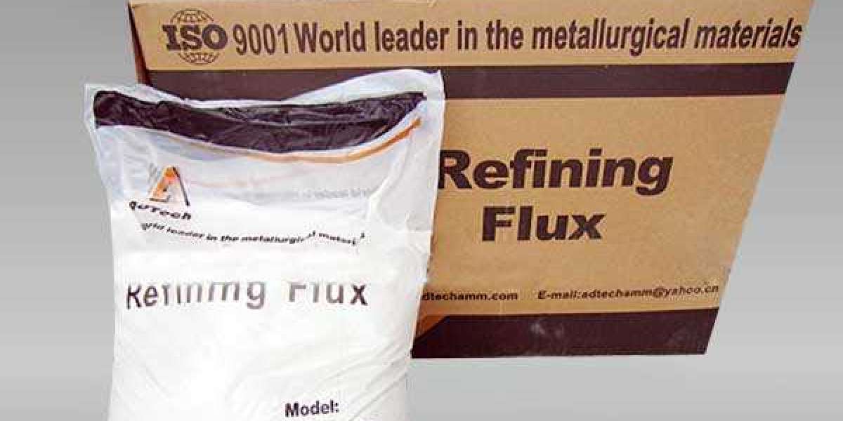 The method is simple to produce, but the quality of the produced refining flux is not high