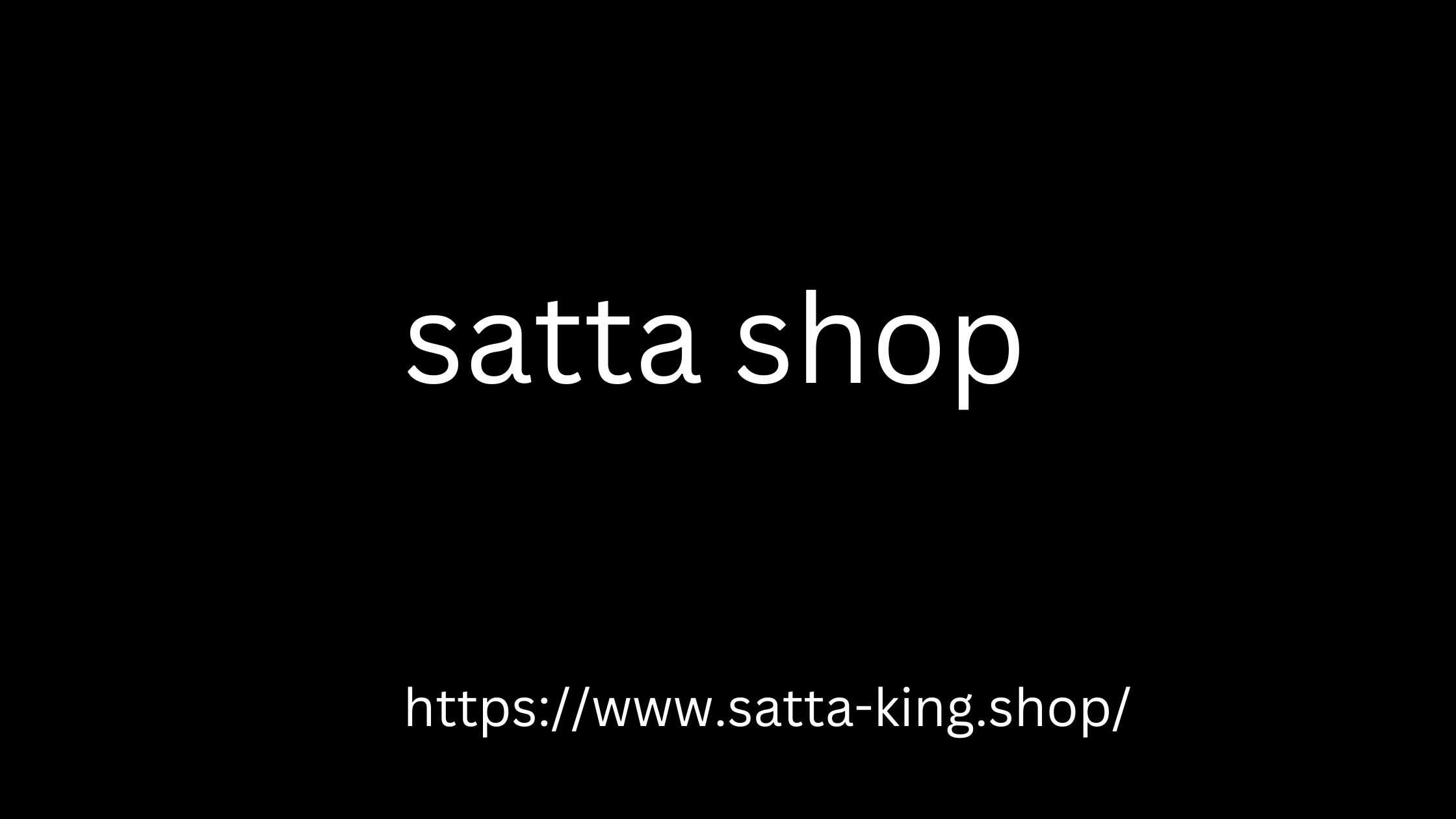 Satta king