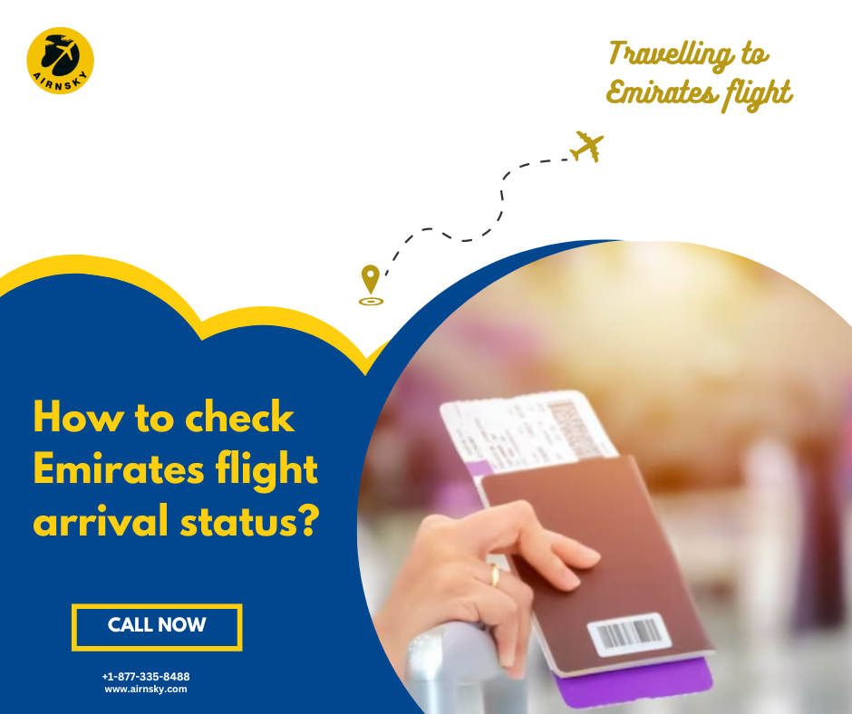 How to check Emirates flight arrival status?