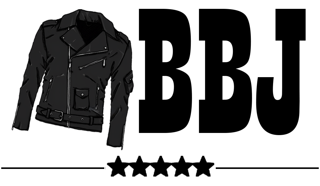Womens Varsity Jacket Leather Sleeves - Biker Black Jacket