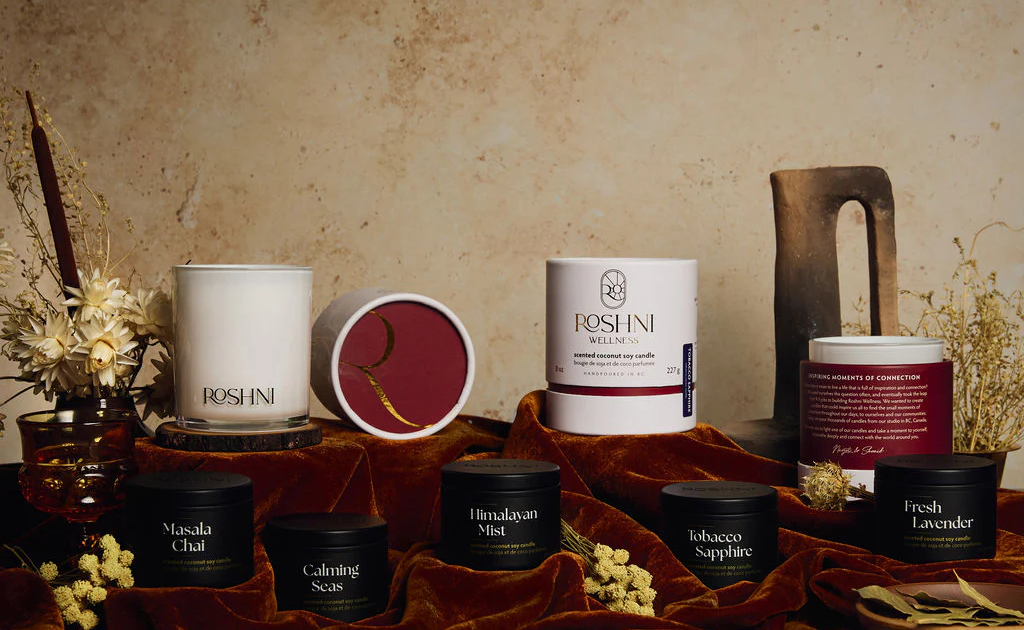 Transform Your Space: Coconut Soy Candles by Roshni Wellness