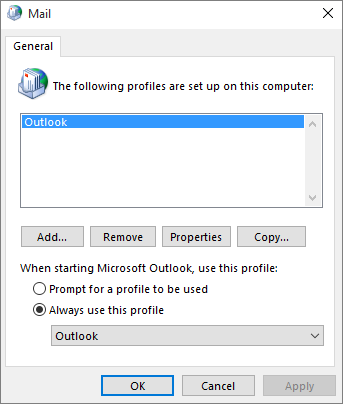 How to reslove Cannot start Microsoft Office Outlook Error