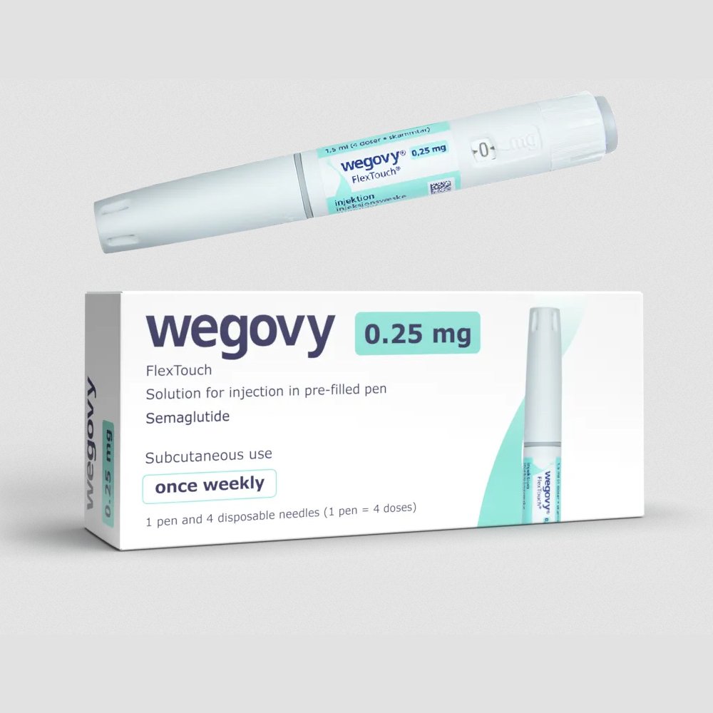 Buy wegovy 0.25mg/0.5ml pf pen injectors, FlexTouch solution for injection