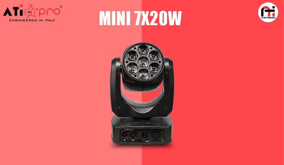 Best Compact Moving Head Light? Meet the ATIPRO MINI 7X20W LED ZOOM BEAM - Atipro Technologies