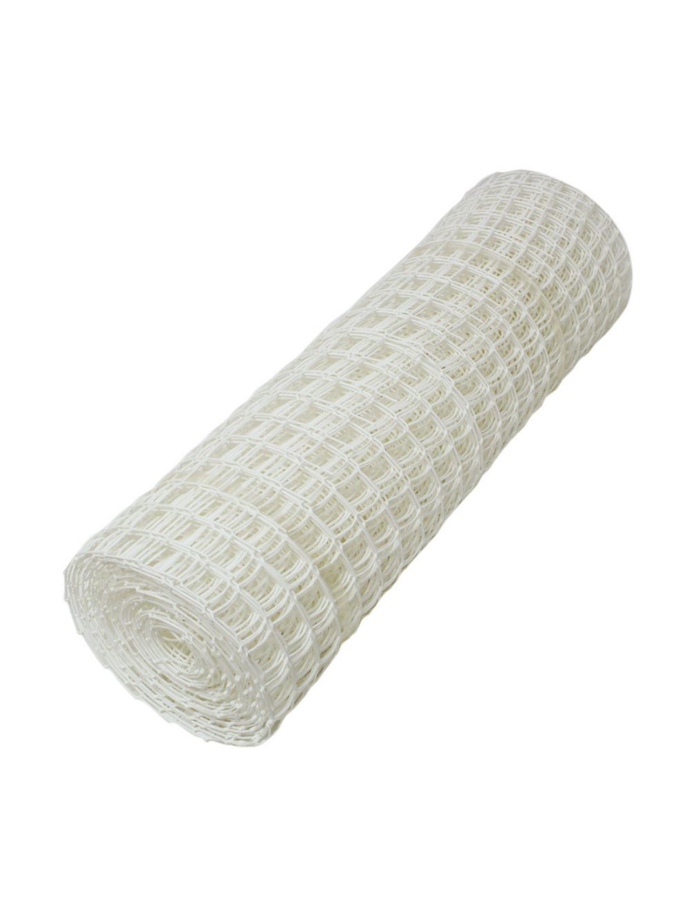 HDPE White Climbing Plant Support Mesh - 50mm x 50mm - Netting Store
