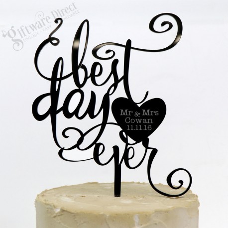 Top Off Your Cake in Style: Trendy Personalised Cake Toppers for Every Occasion – @giftwaredirect on Tumblr