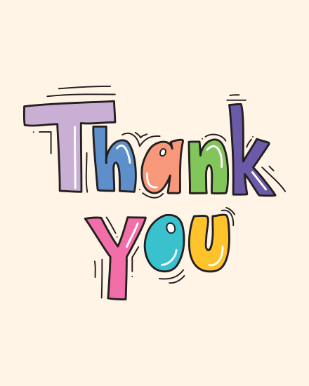 Free Thank You Cards | Online Thank You Cards