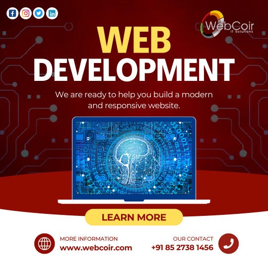 Professional Web Development for Modern Websites - WebCoir IT Solutions - Medium