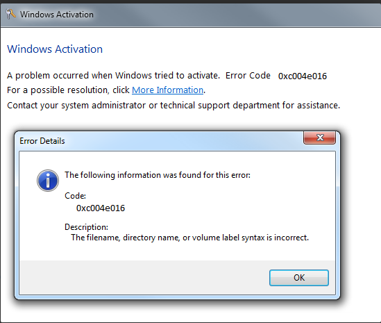 Quick ways to fix Windows activation 0xc004e016 Error