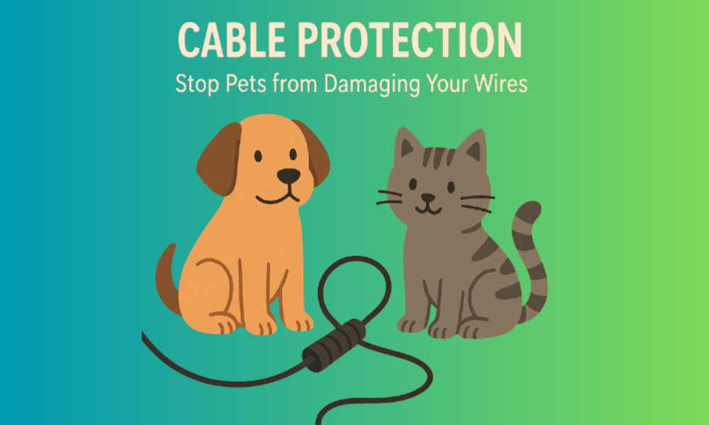 Cable Protection: Ways to Stop Your Pets from Damaging Wires