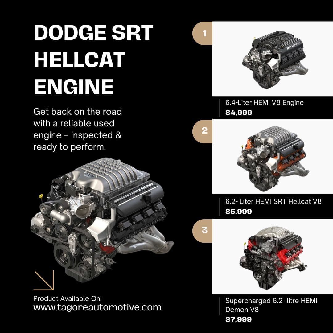 Dodge Challenger SRT Hellcat Engine for Sale – Buy Now in 2025