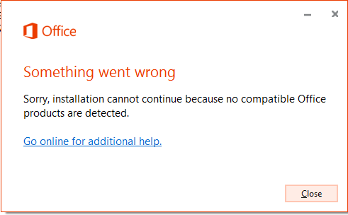 How To fix Microsoft office 365/2019/2021 Error code 1731