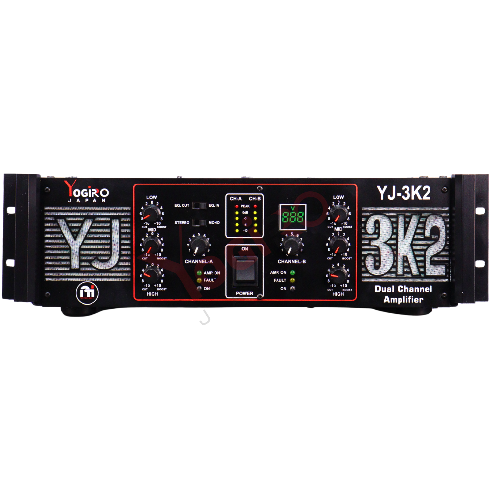YOGIPRO YJ-3K2 Dual Channel Amplifier - Yogi Pro