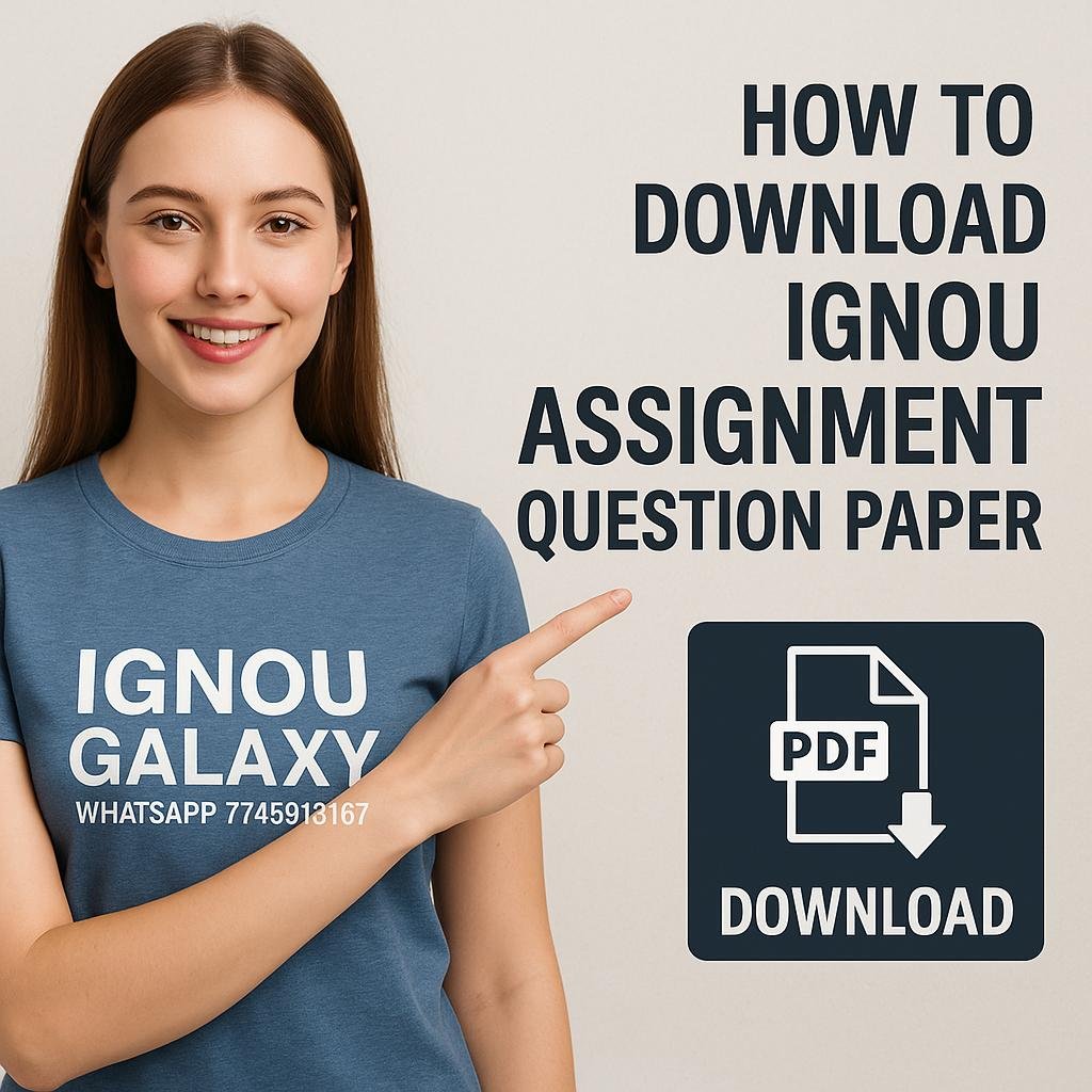 IGNOU Assignments Questions Papers | FREE Download