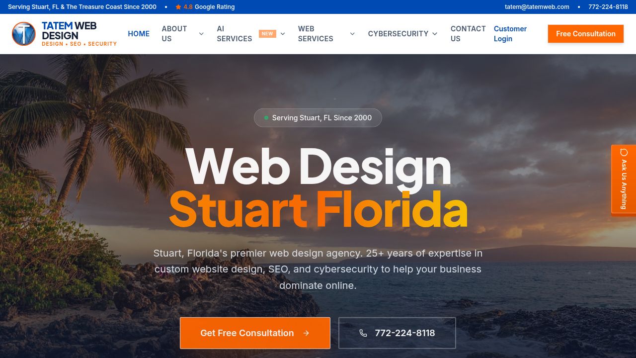 Web Design Stuart Florida | Tatem Web Design