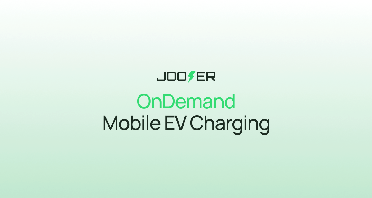 Jooser — Mobile EV Charging, Anywhere Anytime