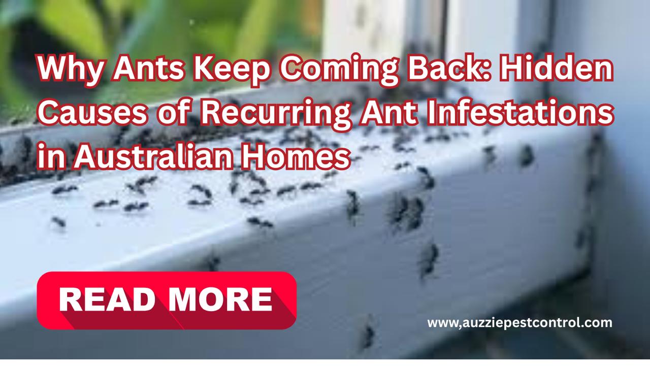 Why Ants Keep Coming Back: Hidden Causes of Recurring Ant Infestations in Australian Homes - Auzzie Pest Control