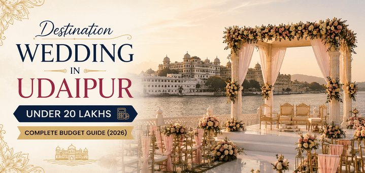 destination wedding in Udaipur under ₹20 lakhs | Décor Destination