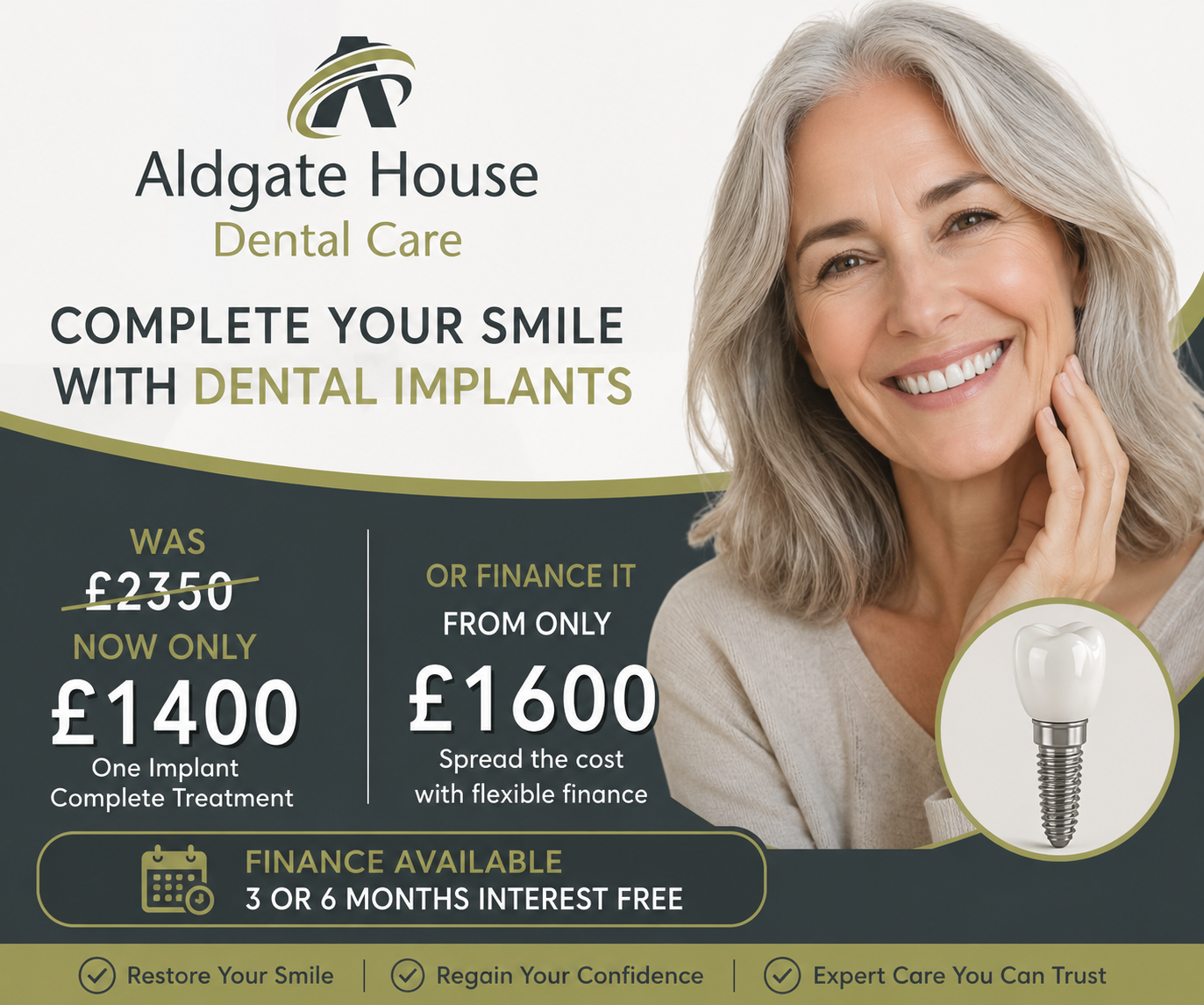 Best & Affordable Dental Implants in London | Aldgate Dental Care