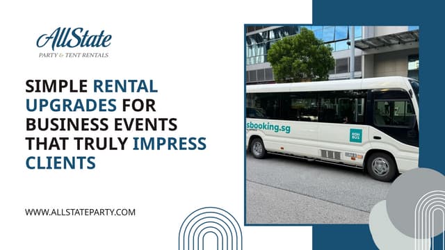 Simple Rental Upgrades for Business Events That Truly Impress Clients | PPTX