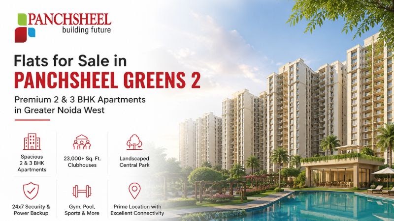 Panchsheel Group Blogs: Flats for Sale in Panchsheel Greens 2 – Premium 2 & 3 BHK Homes in Greater Noida West
