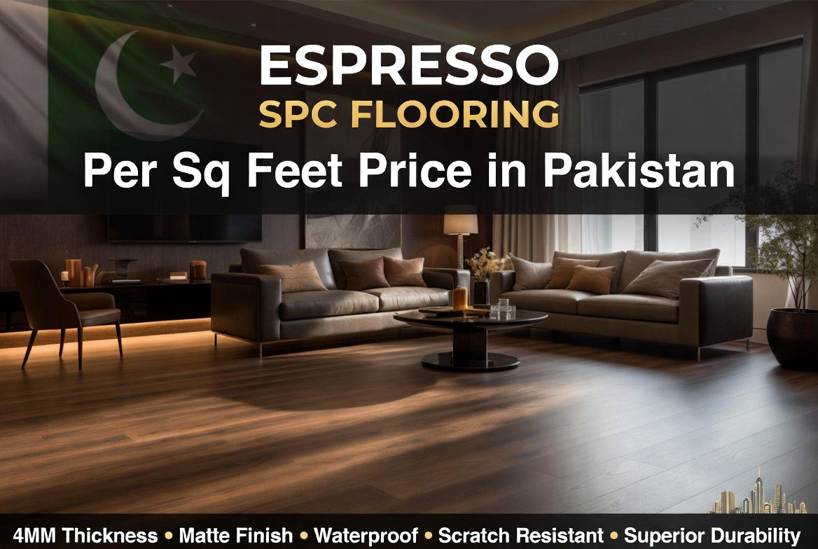 ESPRESSO SPC Flooring Per Sq Feet Price in Pakistan – Euro SPC