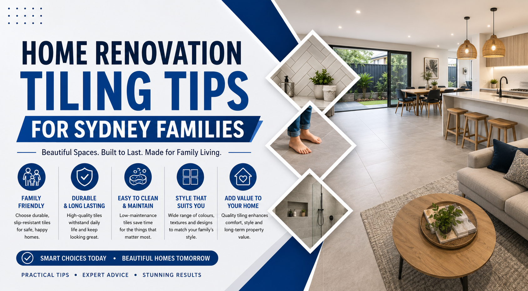 Home Renovation Tiling Tips for Sydney Families - IndoConnex