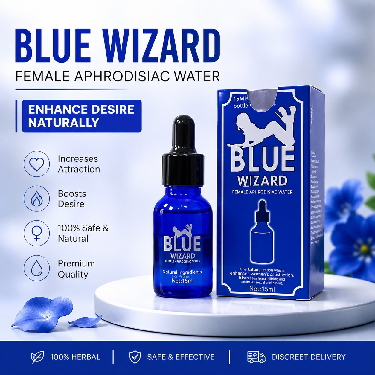 Blue Wizard Drops In Faisalabad 03008856924