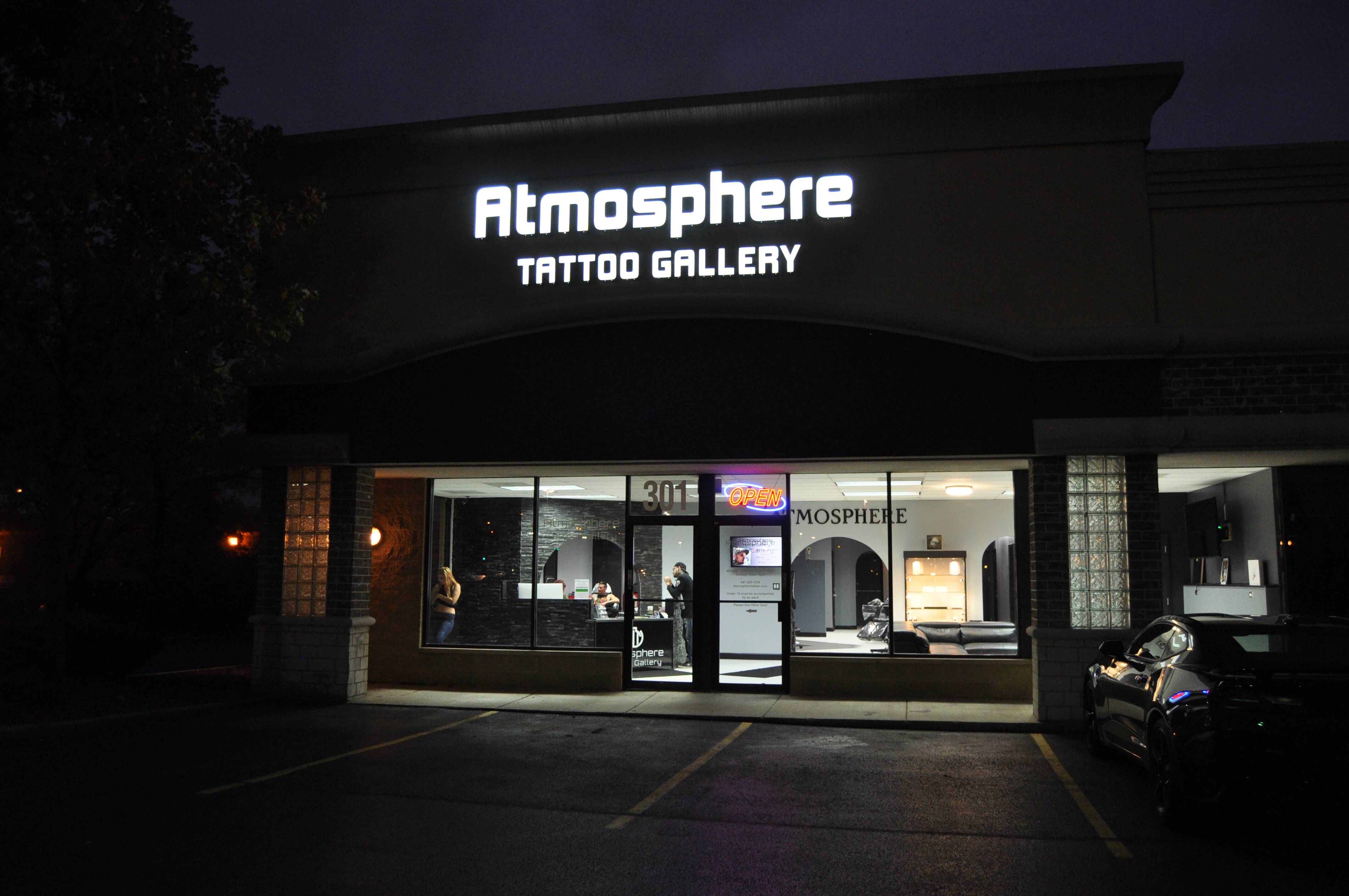 Atmosphere Tattoo Schaumburg, Franklin Park, Roselle and Arlington Heights
